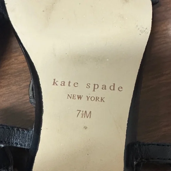 Kate Spade Black Sandals Size 7.5M NWT - Picture 5 of 5